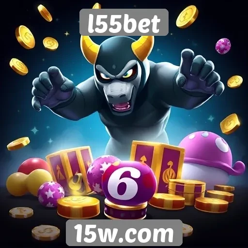 Variedade de jogos disponíveis no l55bet